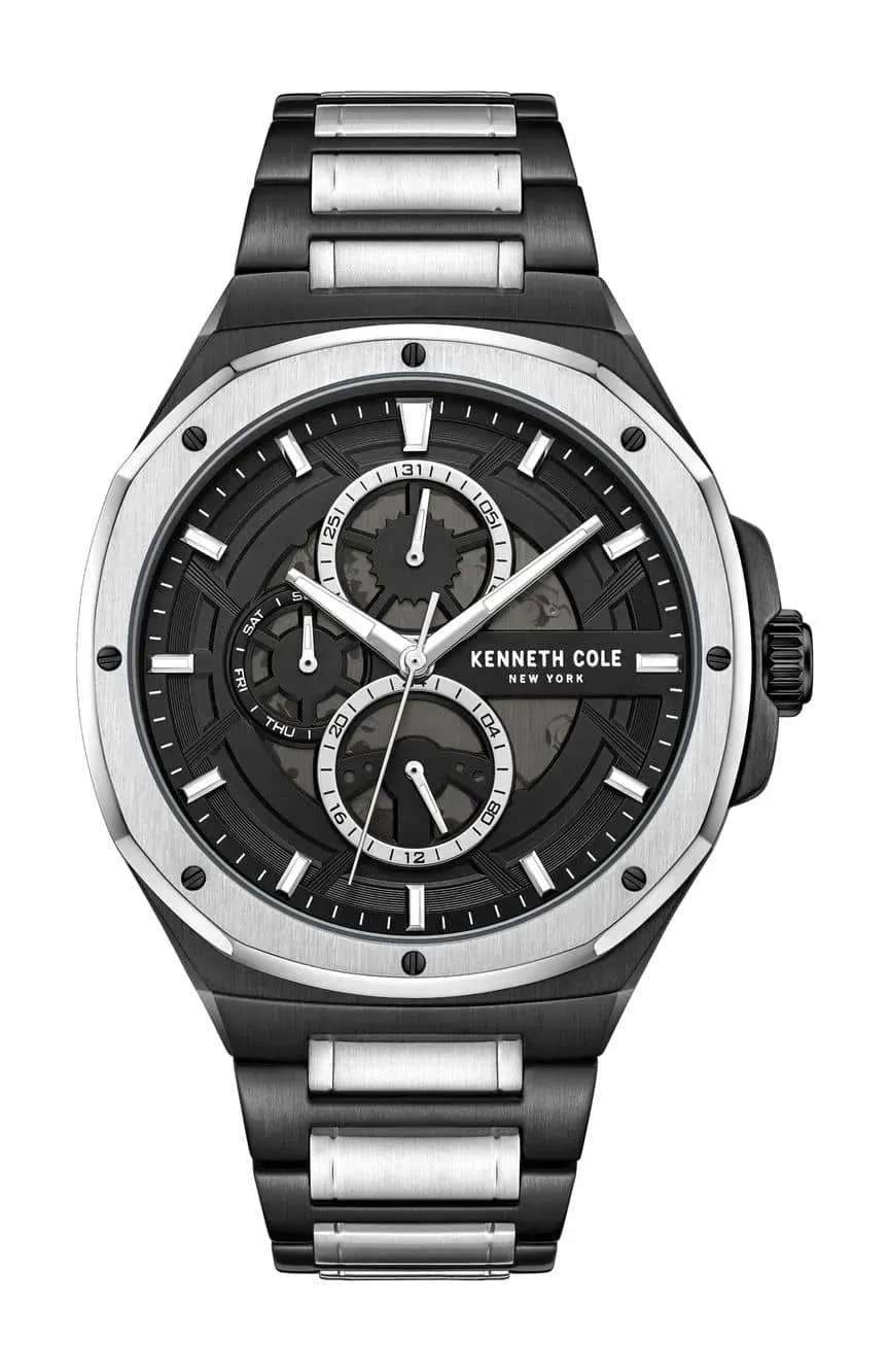 Kenneth Cole New York 43.5mm Dress Sport Two-Tone Men's Watch KCWGK0047203