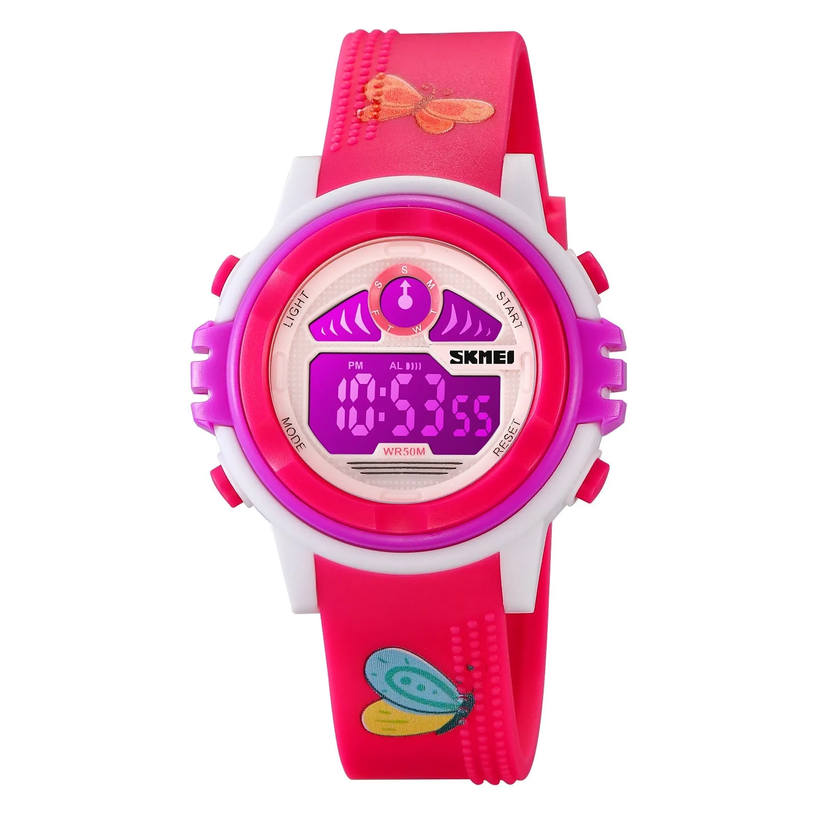 Kids Waterproof Digital Colourful Watches - 2266