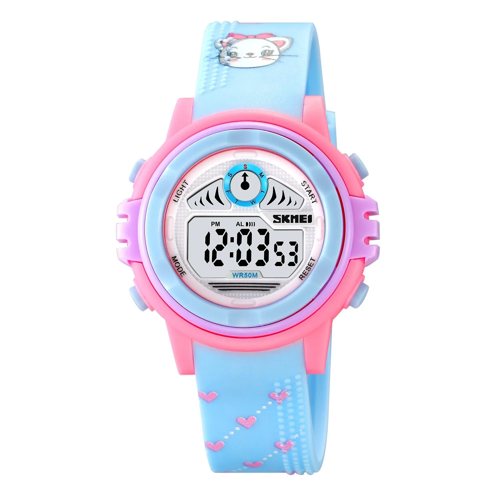 Kids Waterproof Digital Colourful Watches - 2266