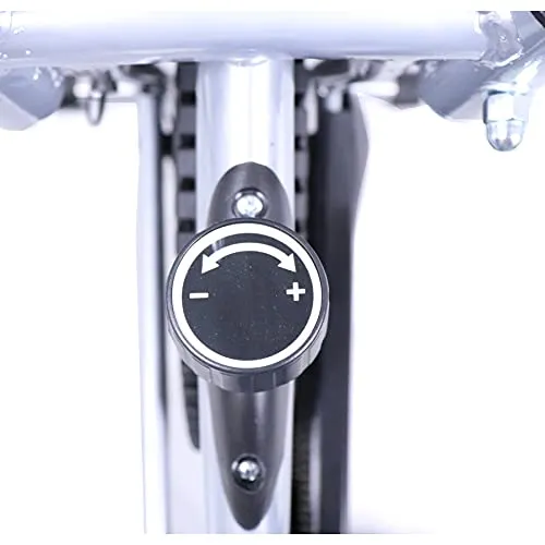 Kobo Imported AB-5 Air Bike Deluxe Exercise Cycle with Fixed Handle and Digital LCD Display Monitor