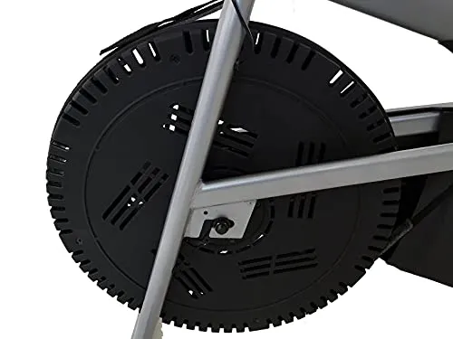 Kobo Imported AB-5 Air Bike Deluxe Exercise Cycle with Fixed Handle and Digital LCD Display Monitor