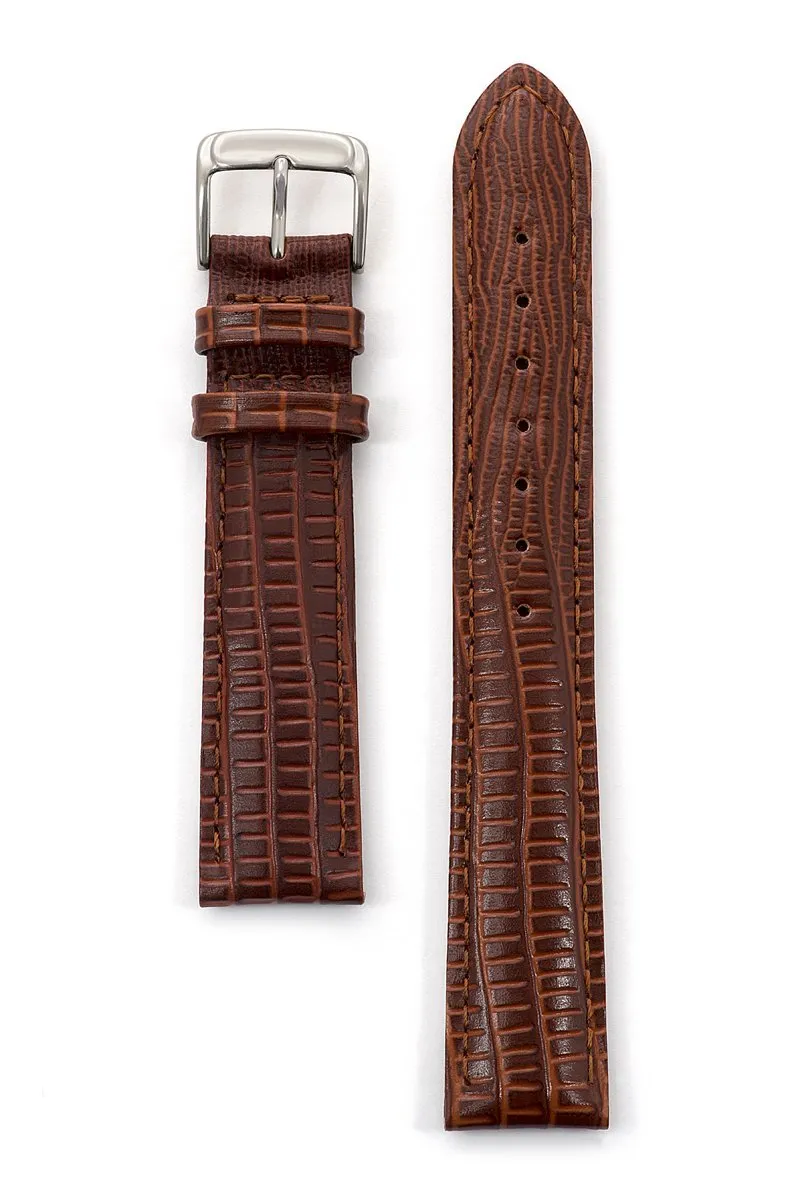 Ladies Padded Gator Lizard Bands in Black and Brown
