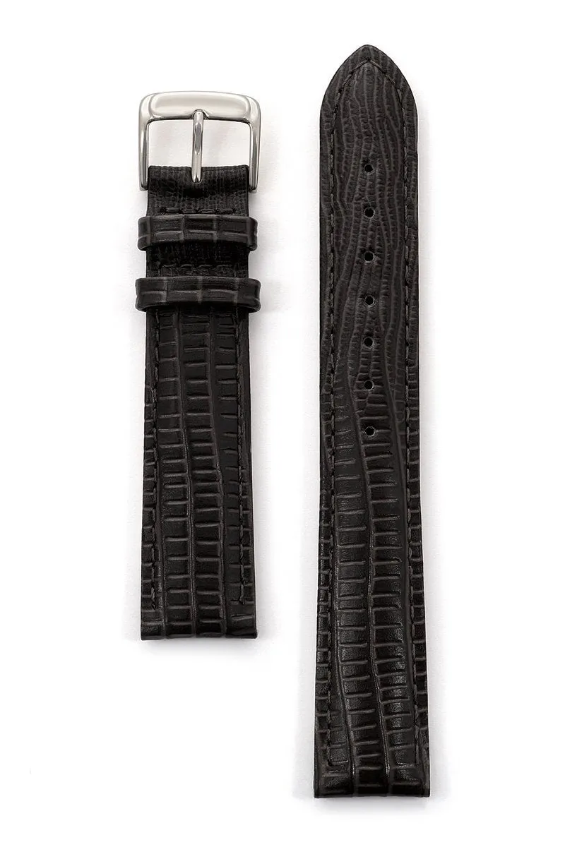 Ladies Padded Gator Lizard Bands in Black and Brown