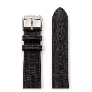 Ladies Padded Gator Lizard Bands in Black and Brown