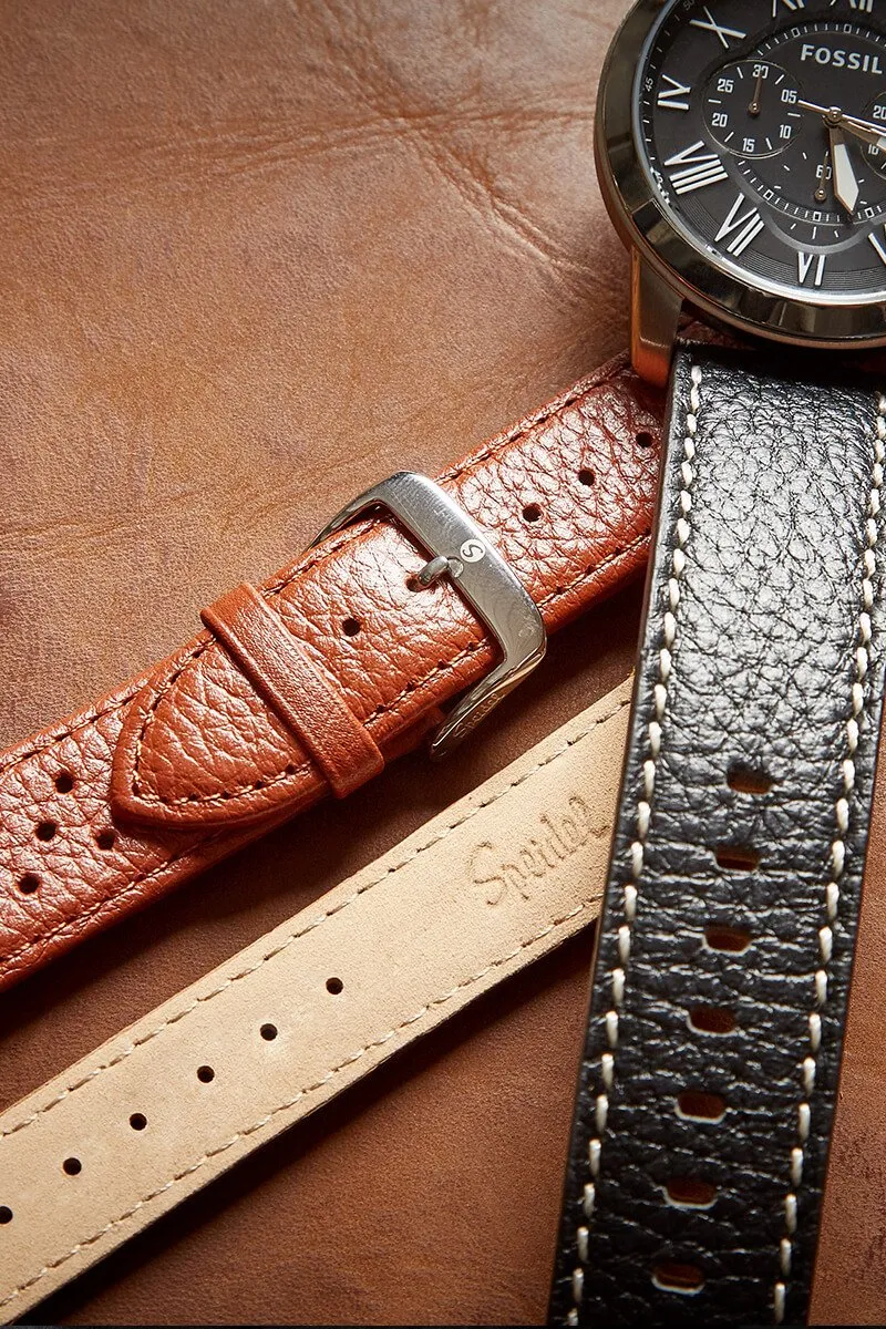 Ladies Padded Gator Lizard Bands in Black and Brown