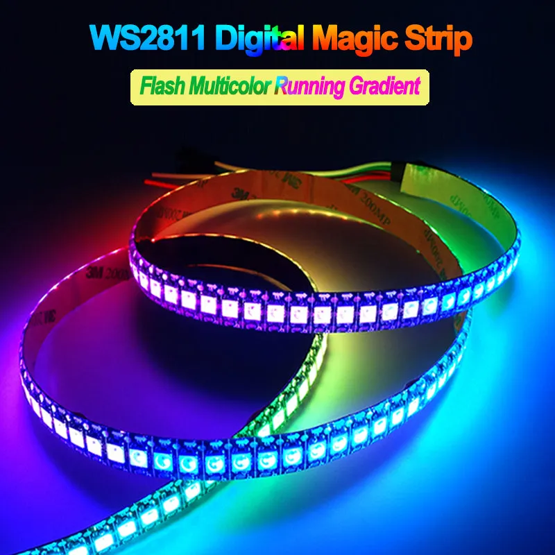 LED Strip Lights Multicolor WS2811 Smart Digital Pixel light 5V