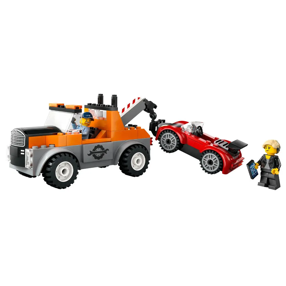 LEGO City Tow Truck and Sports Car Repair - 60435