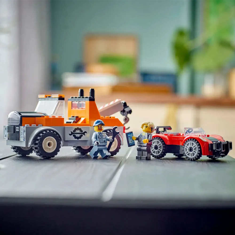 LEGO City Tow Truck and Sports Car Repair - 60435