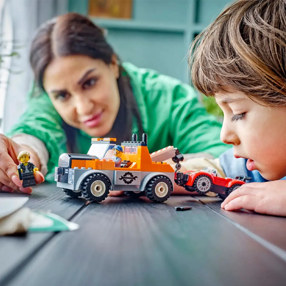 LEGO City Tow Truck and Sports Car Repair - 60435