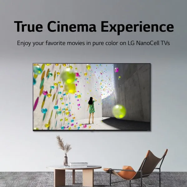 LG 86" NANO79 Nanocell 120HZ HDMI2.1 4K UHD ThinQ Smart TV 86NANO796QA