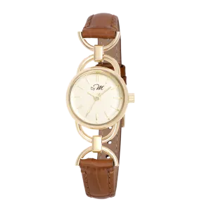 Link GD Sandy - Gold Case, Champagne Gold Dial, Light Brown Leather Strap
