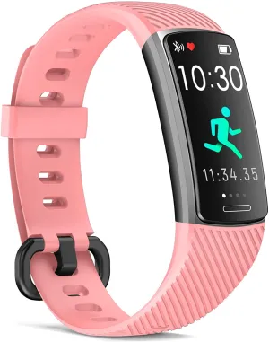 LIVIKEY Fitness Tracker, Activity Tracker with Heart Rate Monitor & Sleep Monitoring, IP68 Waterproof Pedometer, Calorie Counter, Health Fitness Watch for Sports Workout, Step Tracker for Women Men