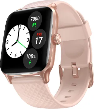 Livikey Smart Watch with Heart Rate Monitor, SpO2 and Sleep Tracking, Fitness Watch 5ATM Waterproof with Pedometer for Women Men, Pink