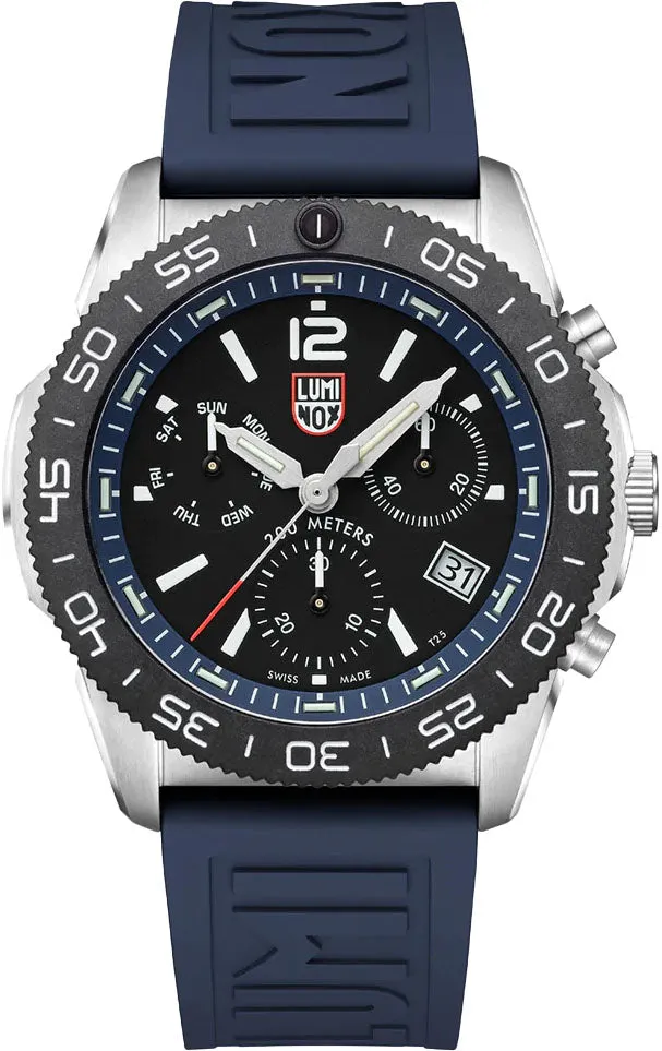LMX Watch Sea Pacific Diver Chronograph 314 Black Blue