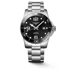 Longines HydroConquest 41mm Black Dial Stainless Steel Men's Watch L37814566