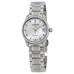 Longines Master Collection Automatic Mother of Pearl Dial Ladies Watch L2.128.4.87.6