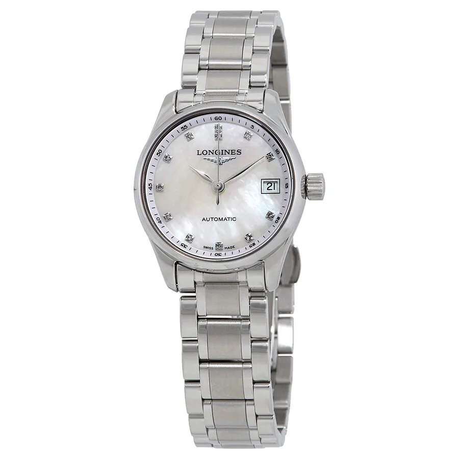 Longines Master Collection Automatic Mother of Pearl Dial Ladies Watch L2.128.4.87.6