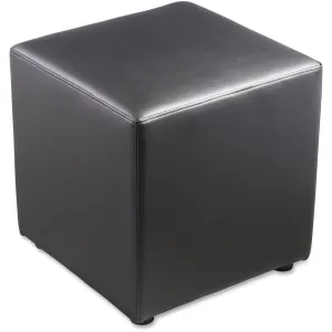 Lorell Leather Cube Ottoman
