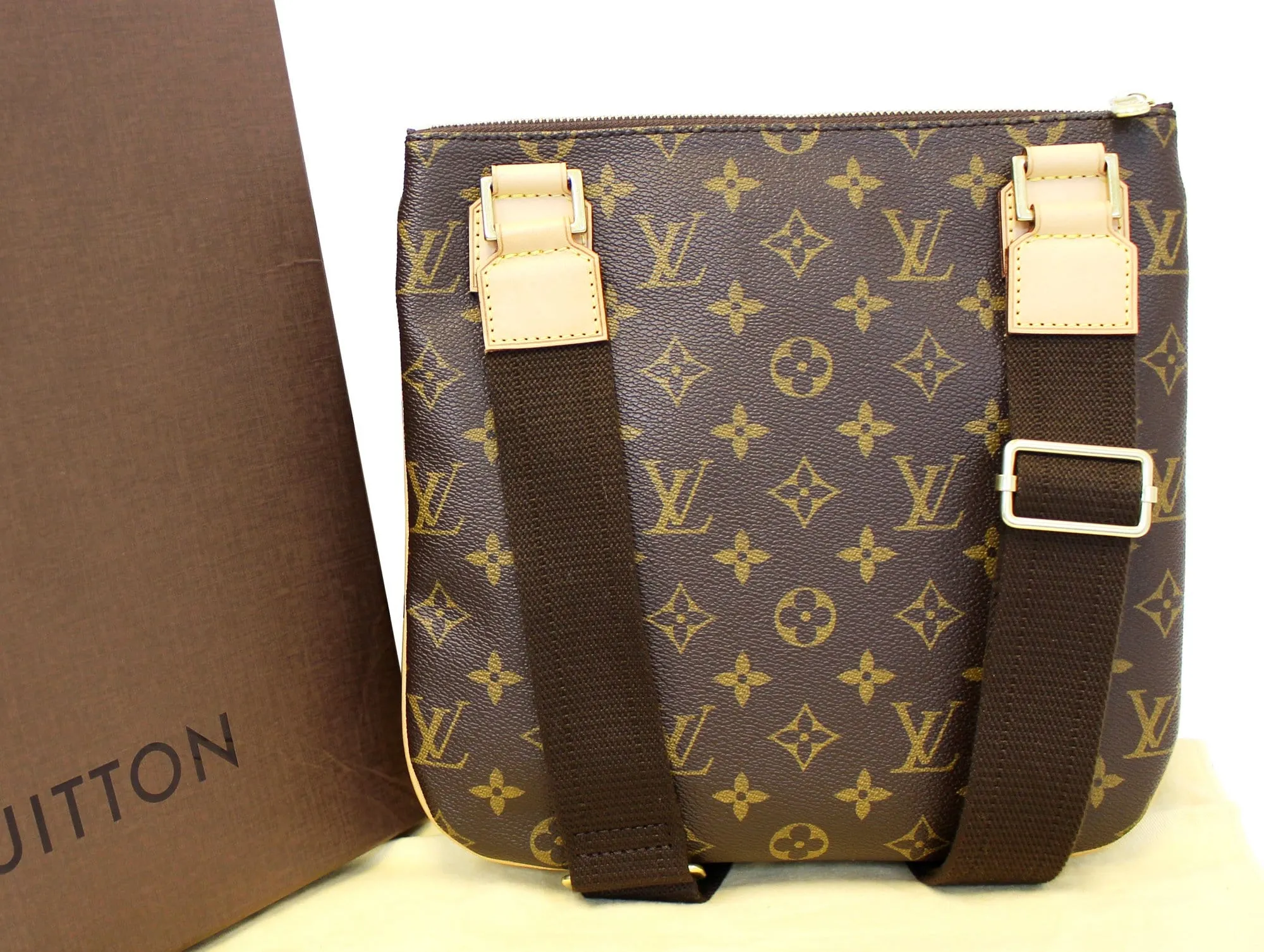 LOUIS VUITTON Monogram Canvas Pochette Bosphore Crossbody Bag