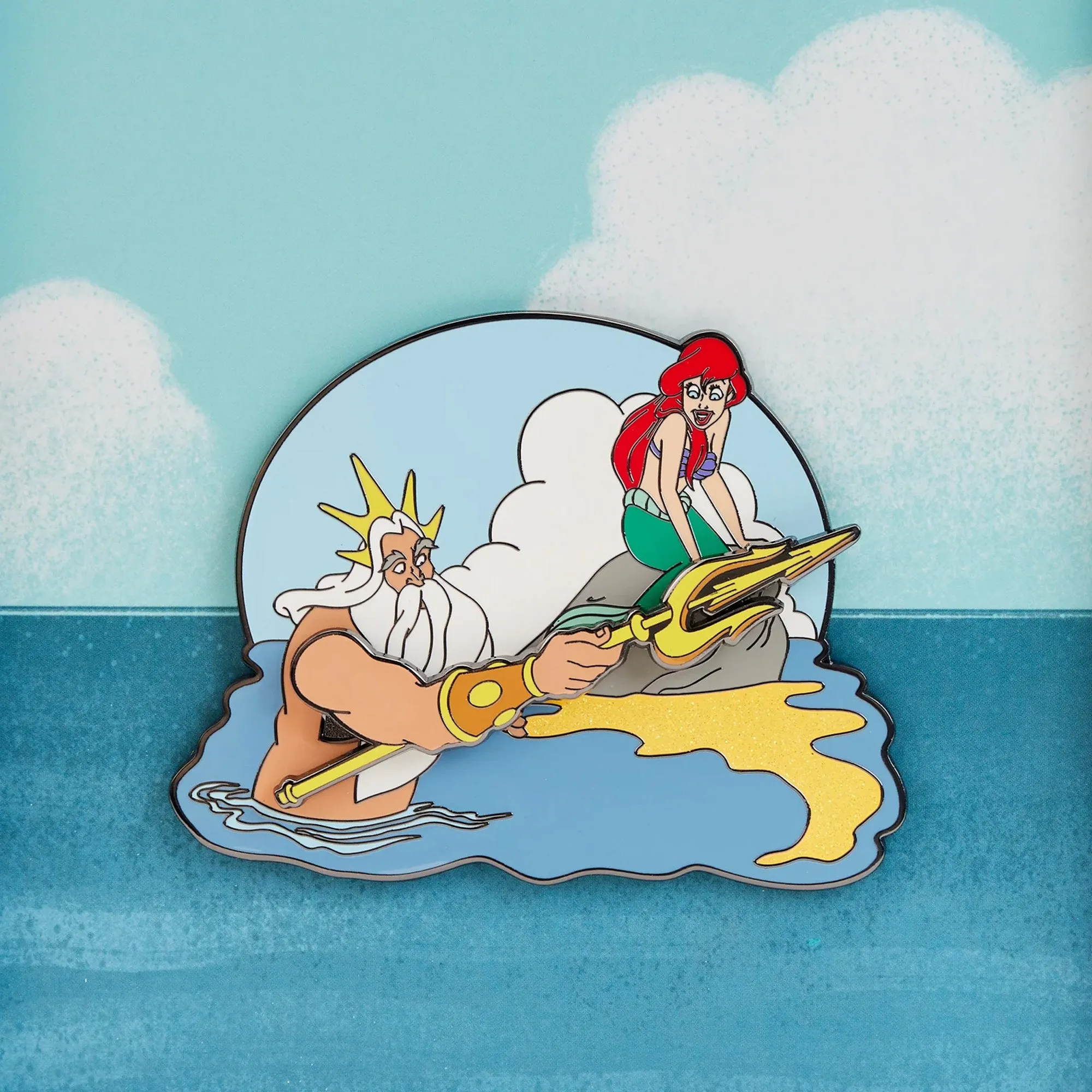 Loungefly Disney The Little Mermaid Tritons Gift 3" Collector's Box Pin Limited Edition