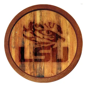 LSU Tigers: Branded "Faux" Barrel Top Sign