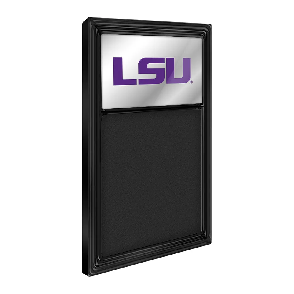 LSU Tigers: Mirrored Chalk Note Board