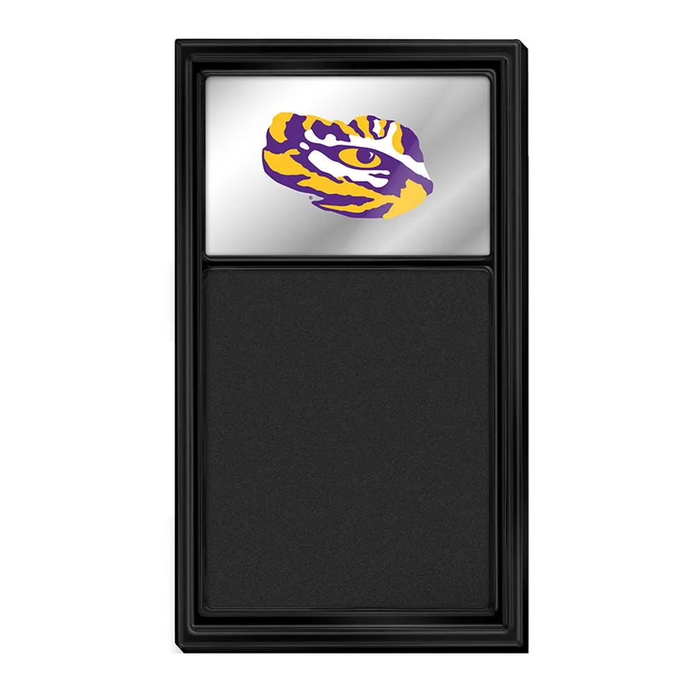 LSU Tigers: Mirrored Chalk Note Board
