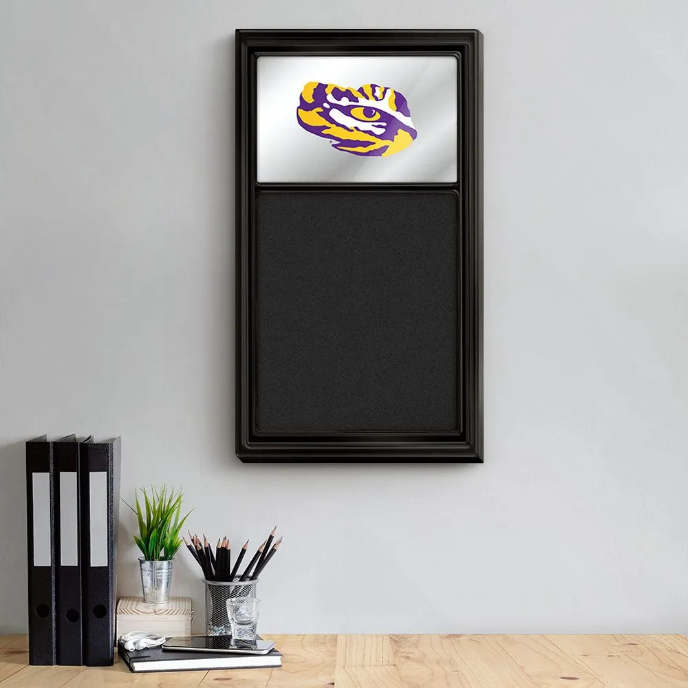 LSU Tigers: Mirrored Chalk Note Board