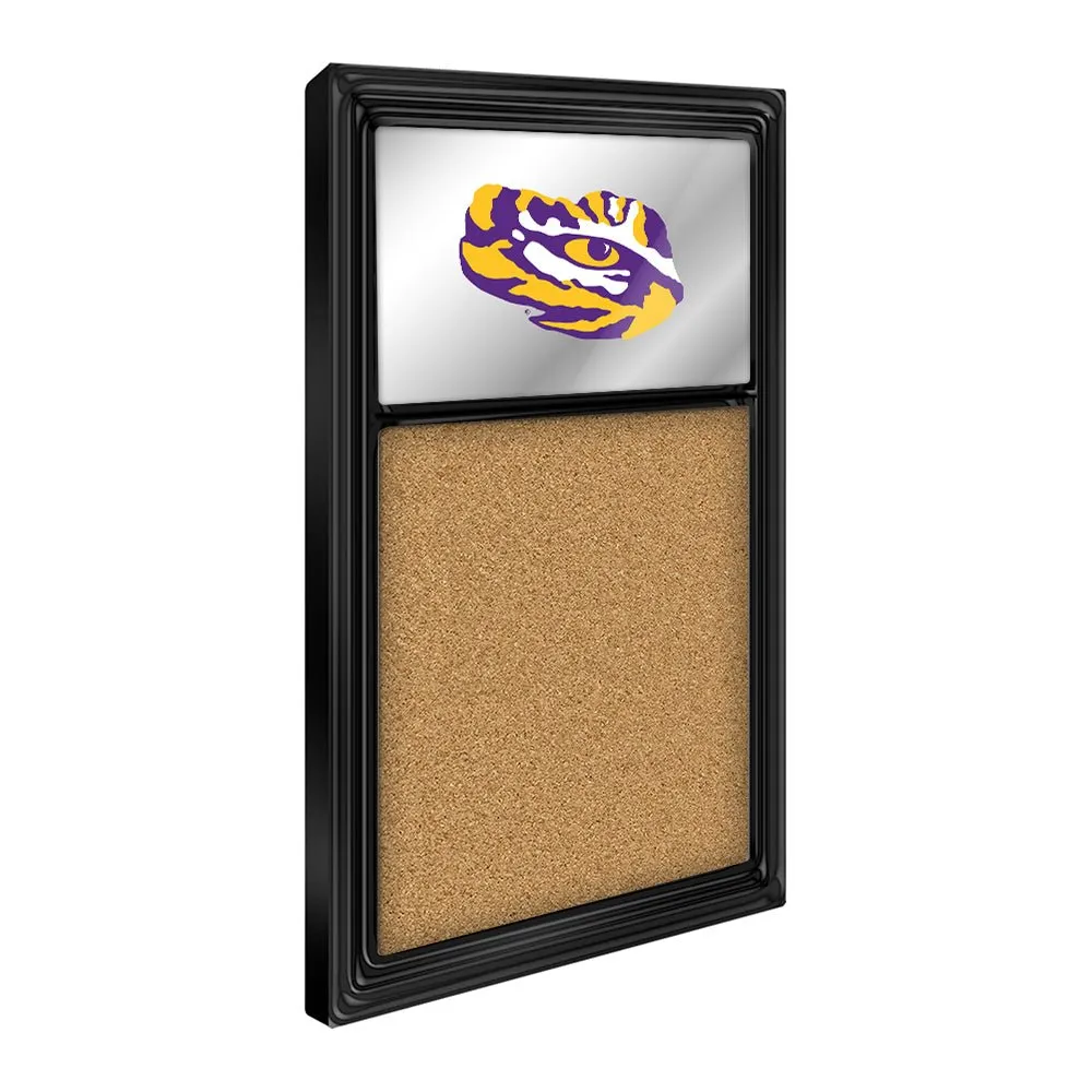 LSU Tigers: Mirrored Cork Note Board
