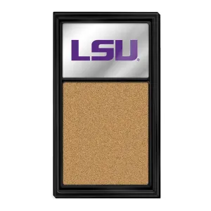 LSU Tigers: Mirrored Cork Note Board
