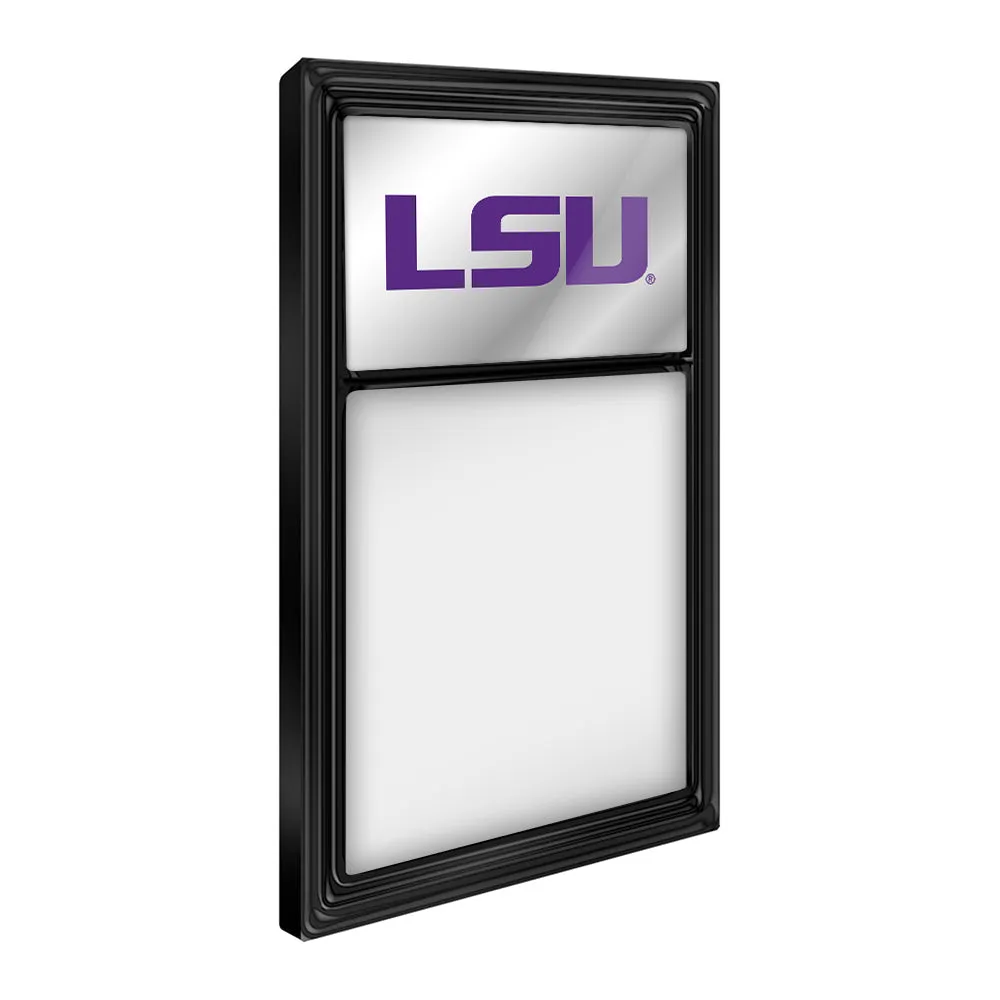 LSU Tigers: Mirrored Dry Erase Note Board