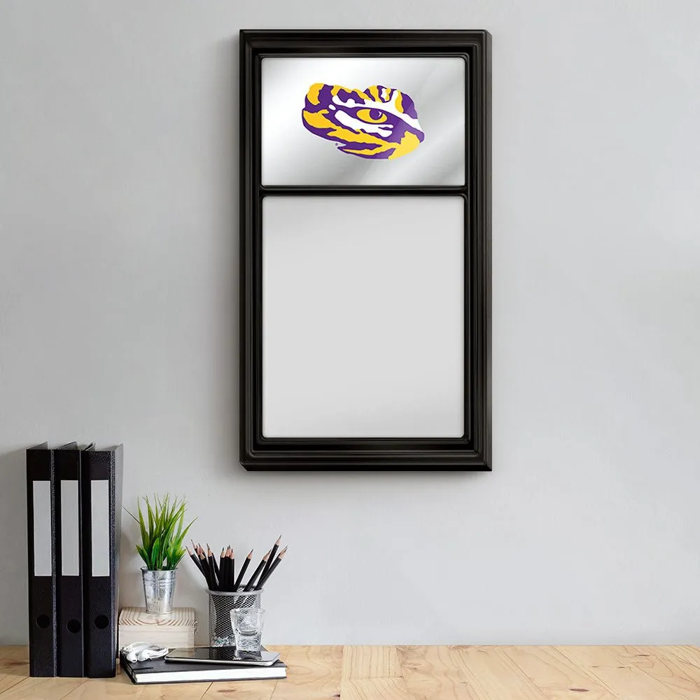 LSU Tigers: Mirrored Dry Erase Note Board