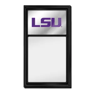 LSU Tigers: Mirrored Dry Erase Note Board
