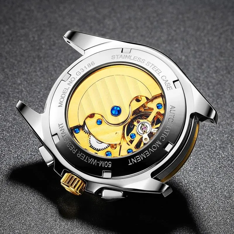 Luxury Automatic Sapphire Tungsten steel Green Watch