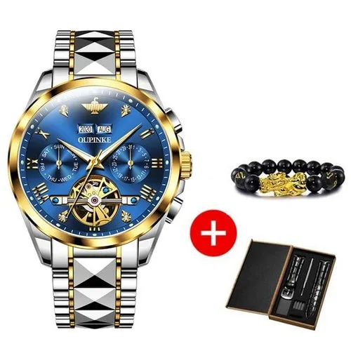 Luxury Automatic Sapphire Tungsten steel Green Watch
