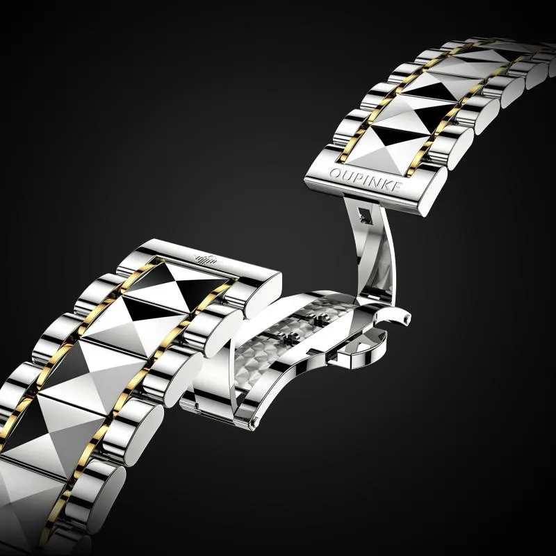 Luxury Automatic Sapphire Tungsten steel Green Watch