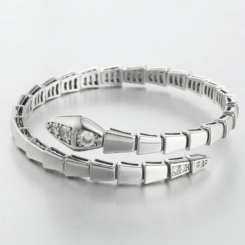 Luxury Bracelet Spring Snake Bone Women Jewelry