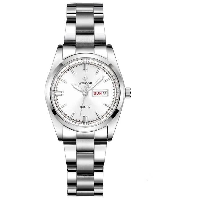 Luxury White Diamond Watch Women Wedding Jewelry