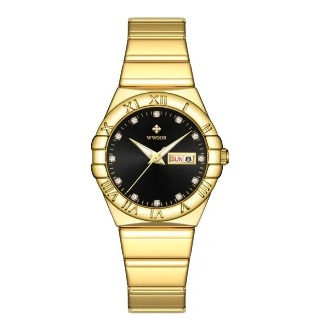 Luxury White Diamond Watch Women Wedding Jewelry