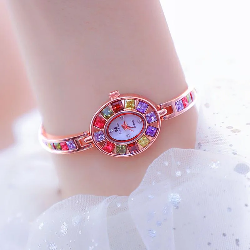 Luxury Women Watch Small Dial Brand Wristwatches Gold Jewelry