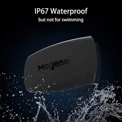 Magene H64 Heart Rate Monitor Chest Strap Fitness Tracker IP67 Waterproof Support Bluetooth 4.0 and ANT , iPhone & Android Compatible
