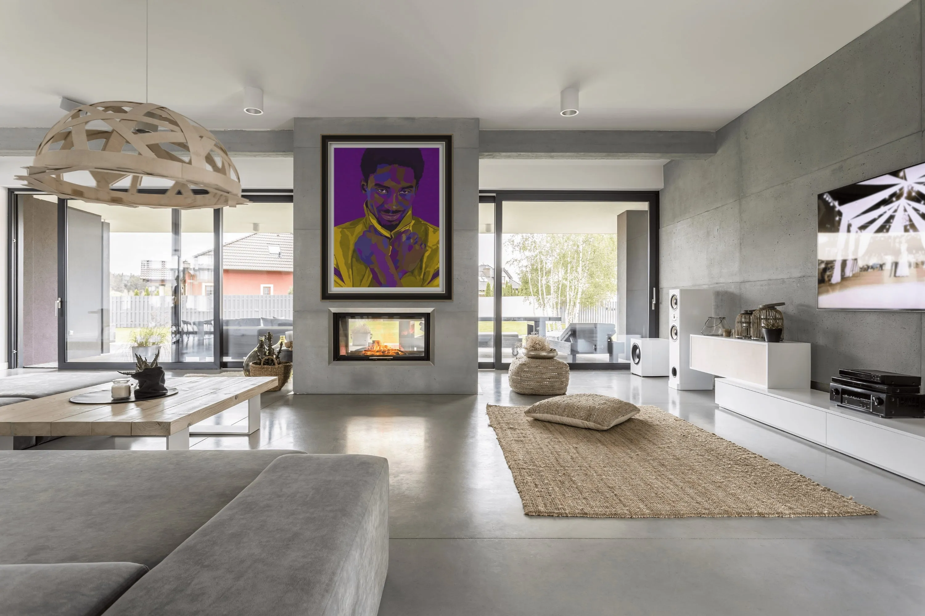 Mamba Forever - Kobe Bryant inspired Portrait - Limited Edition Giclee Art Print & Wall Decor - Vakseen Art