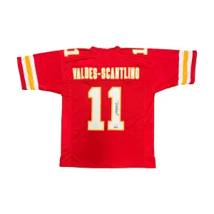 Marquez Valdes-Scantling Signed Custom Red Football Jersey