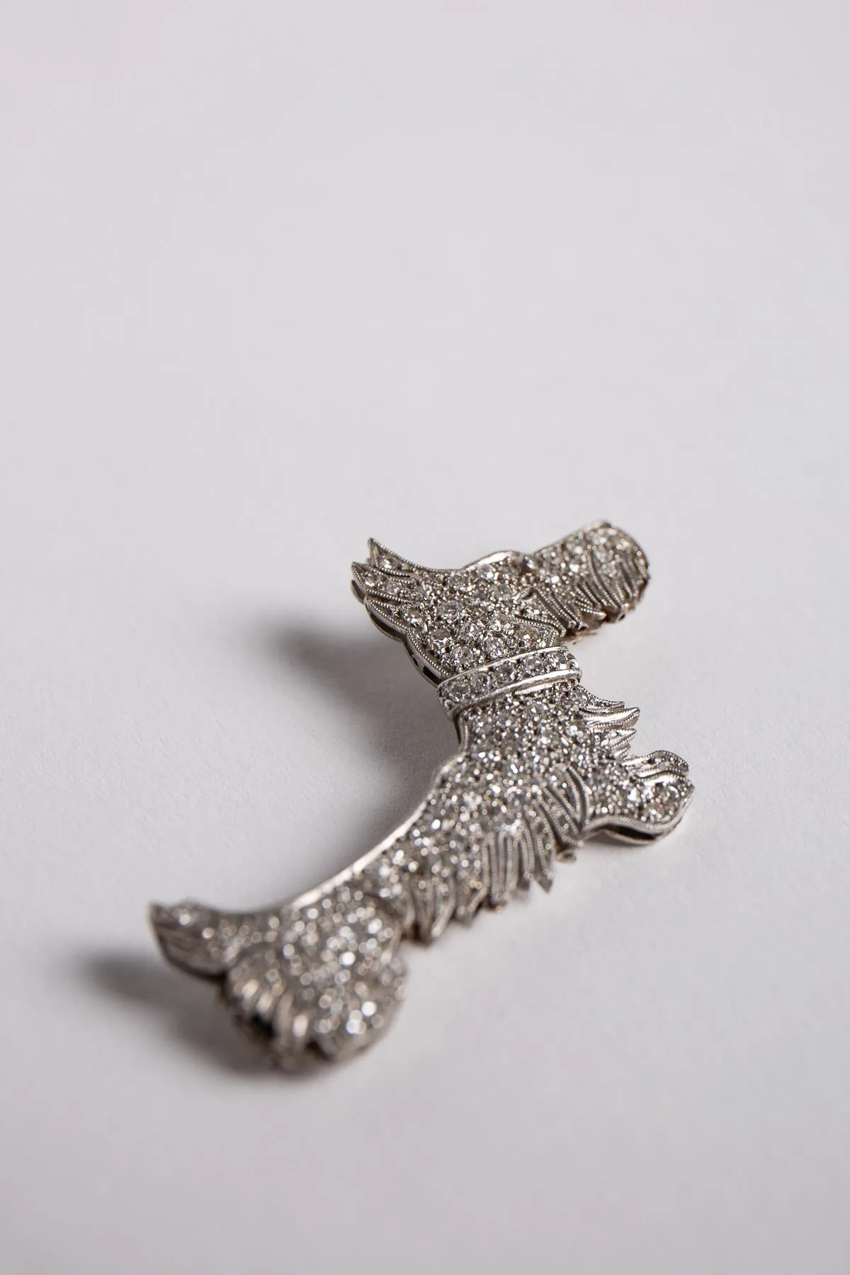 MAXFIELD PRIVATE COLLECTION | VINTAGE ART DECO TERRIER BROOCH