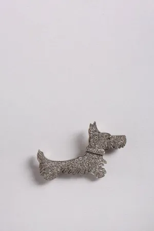 MAXFIELD PRIVATE COLLECTION | VINTAGE ART DECO TERRIER BROOCH
