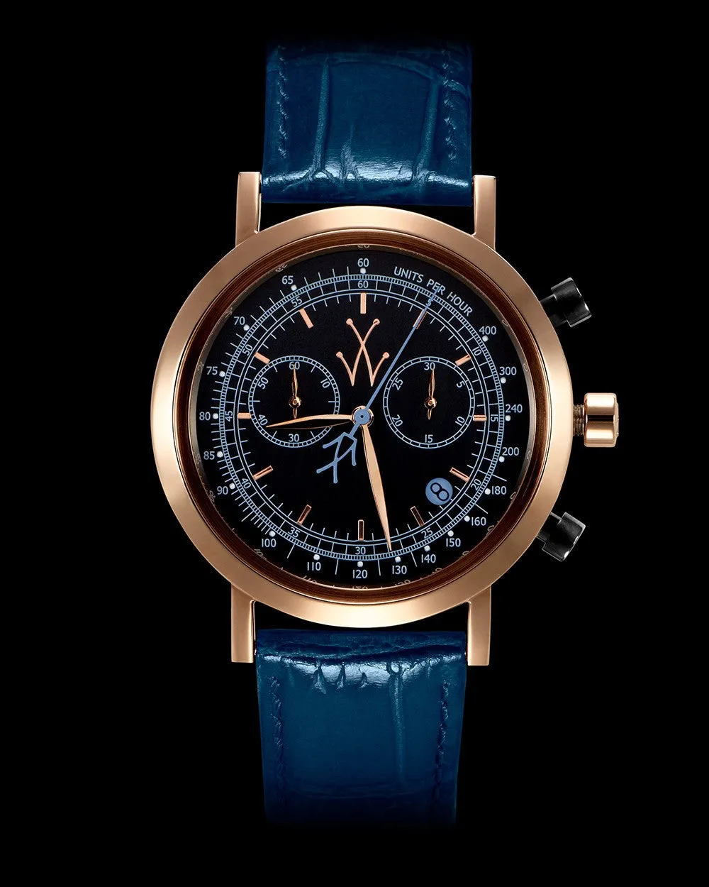 MAYA CHRONO BLACK AND BLUE