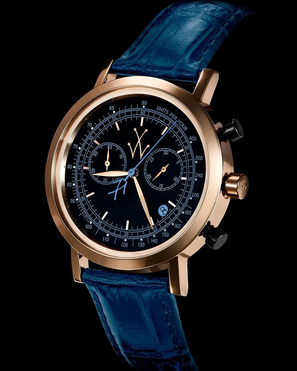MAYA CHRONO BLACK AND BLUE