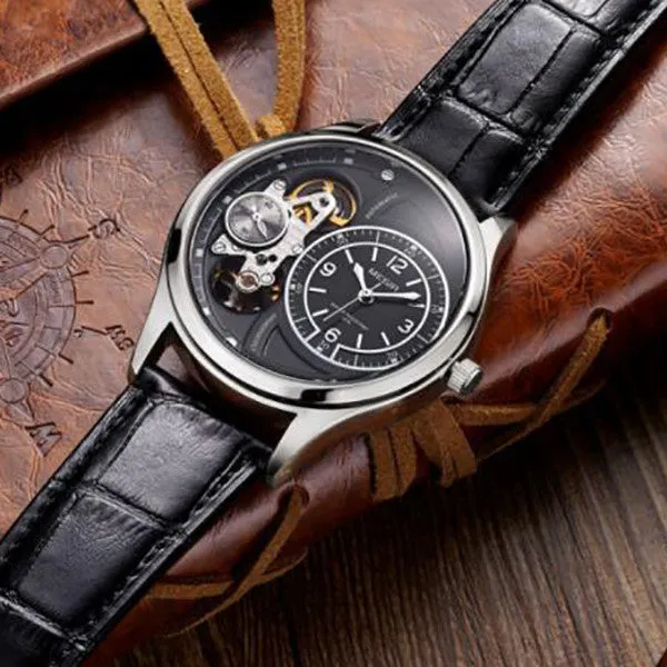 MEGIR Casual Watch with Leather Band