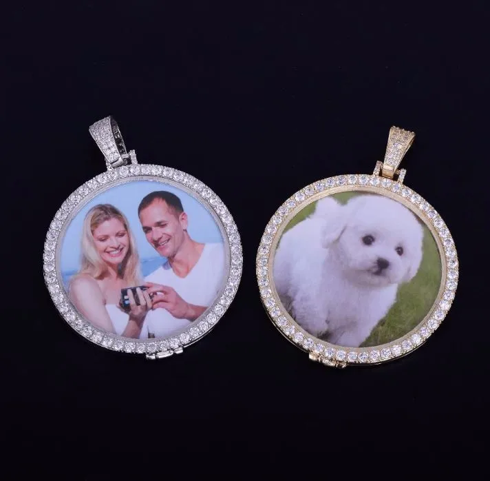 MEMORY PHOTO MEDALLION PENDANT HIP HOP ICED OUT | 913241