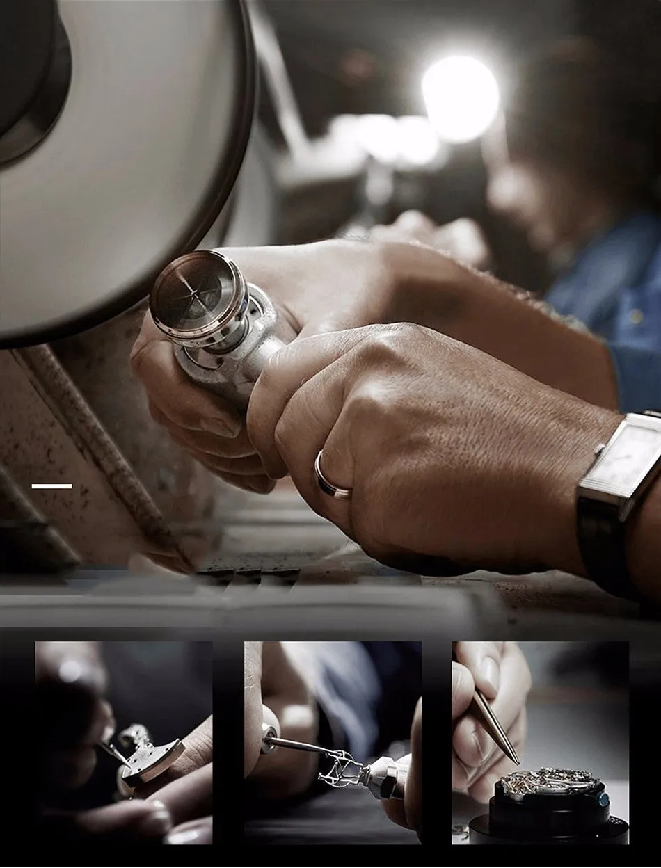 Men Automatic Mechanical Watch Tourbillon
